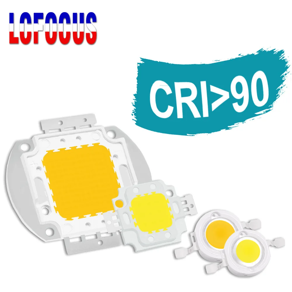 Светодиодный чип High CRI 1 Вт 3 5 10 50 100 теплый натуральный холодный белый диодный