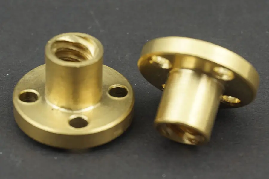 2 шт. универсальный сверхмощный латунный фланцевый зубчатый шкив диаметр 8 мм для