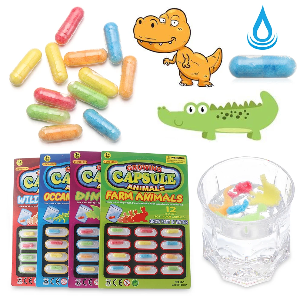 4 шт творческие детские игрушки надувные капсулы морского зоопарка Животные