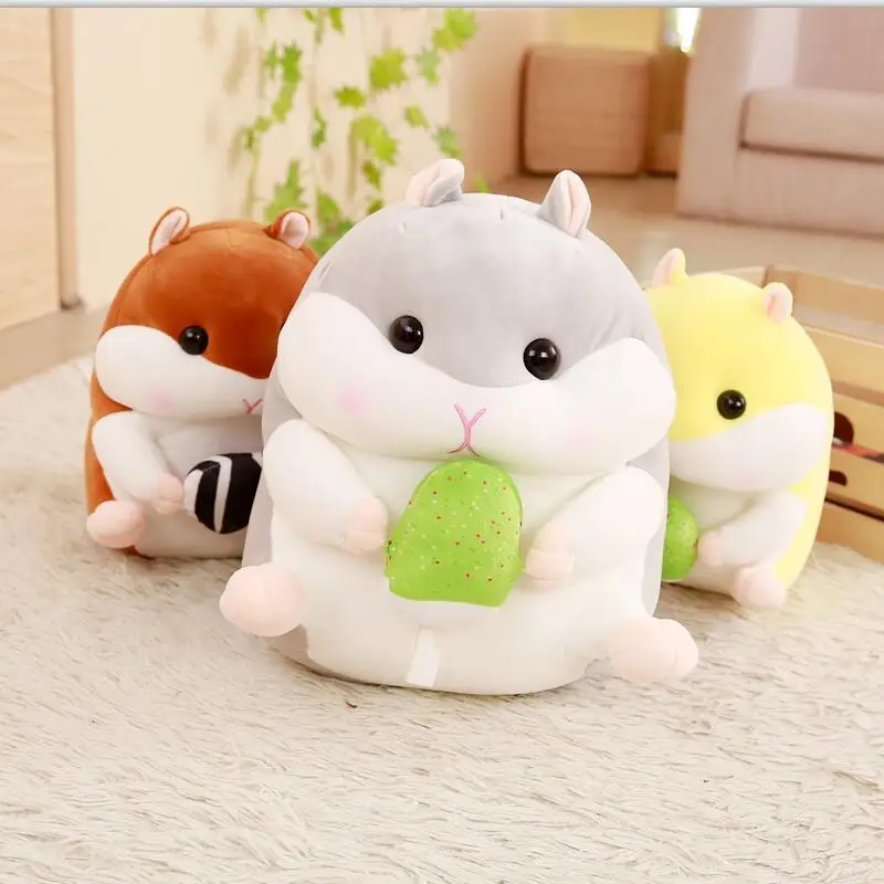 20/30/40cm Hamster Pillow Down Cotton Plush Toy Soft Stuffed Doll Cushion Cartoon Cute gift For child kid | Игрушки и хобби