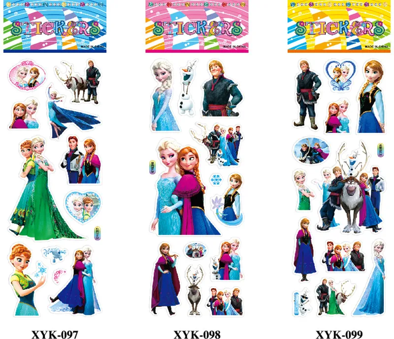 10 шт./набор Дневник для украшения детской комнаты Disney Snow White Frozen|Наклейки