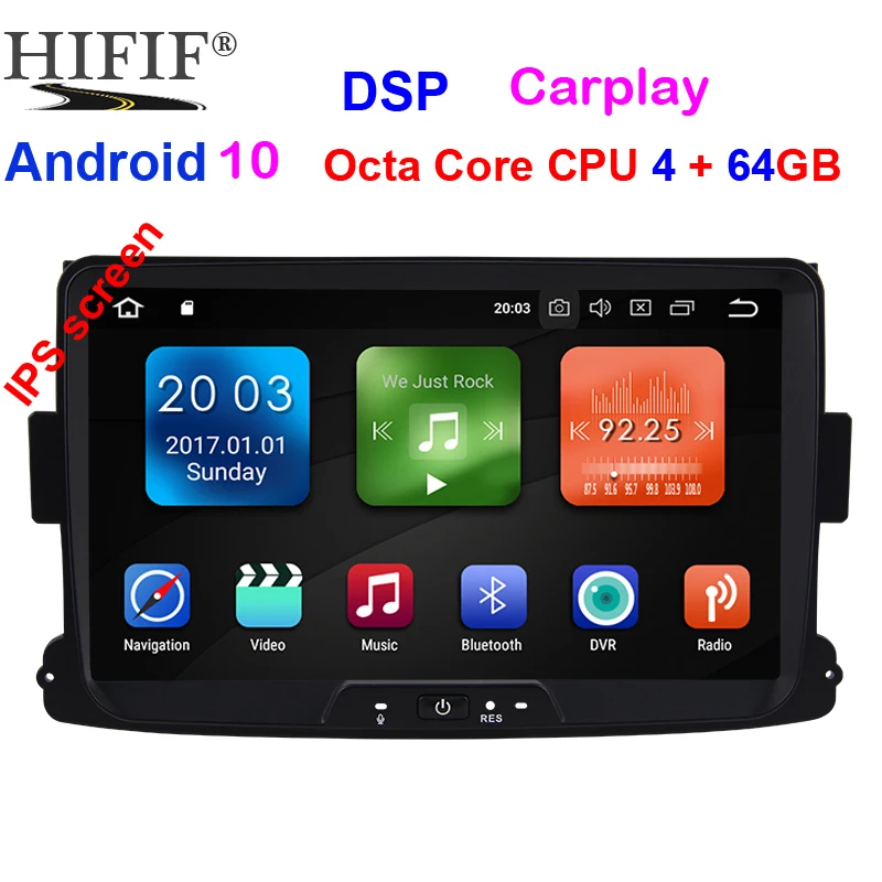 Автомобильный радиоприемник DSP Android 10 0 автомагнитола 8 дюймов 2 Din автомобильный