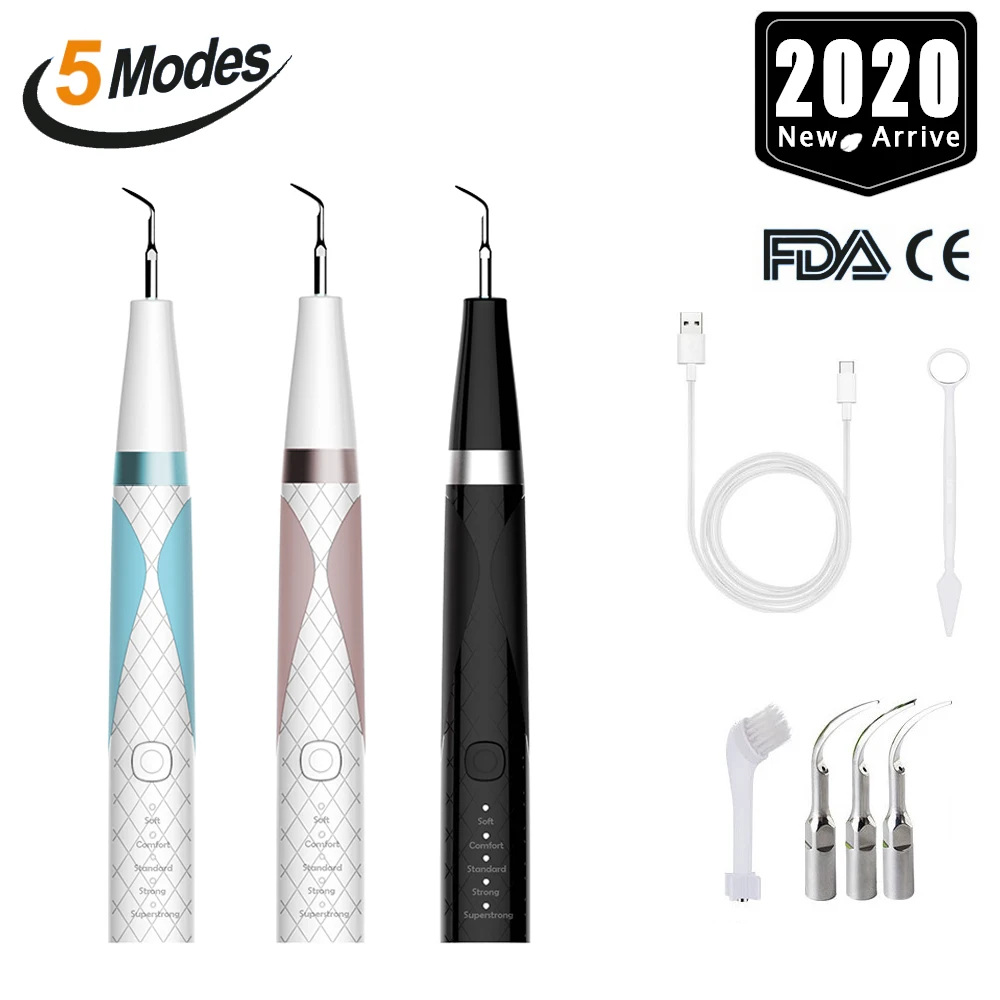 Portable Oral Calculus Remover Electric Sonic Dental Scaler Tooth Electric Sonic Tartar Tool Dentist Teeth Health Oral Hygiene