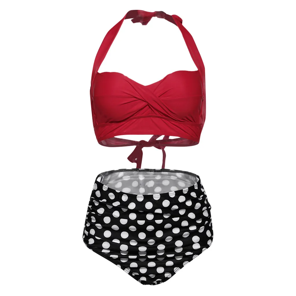 

Sexy High Waist Bikini Plus Size Swimwear Women Swimsuit Women Floral Bikinis Set Mujer Biquinis Feminino 2021 Bathing Suit