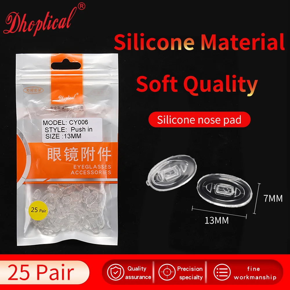 (25 пар) очки подушечки для носа аксессуары очков вставной и винт из мягкого