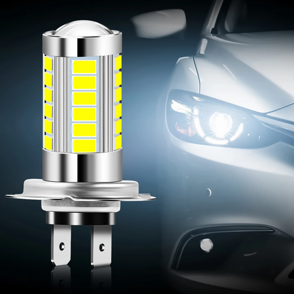 2 шт. Автомобильные светодиодные лампы H7 206 207 208 307 308 407 508 2008 3008 для citroen c4 c5 c3 |