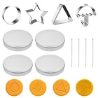 6912 шт. гребень для сладостей Dalgona, форма для сахара, зонт, звезда, треугольник, форма для печенья, торта, инструменты для выпечки, десертов