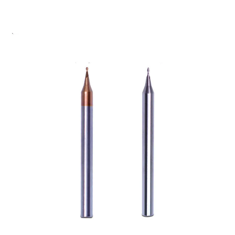 Твердый карбид вольфрама маленькая Концевая фреза микро диаметр для серебра