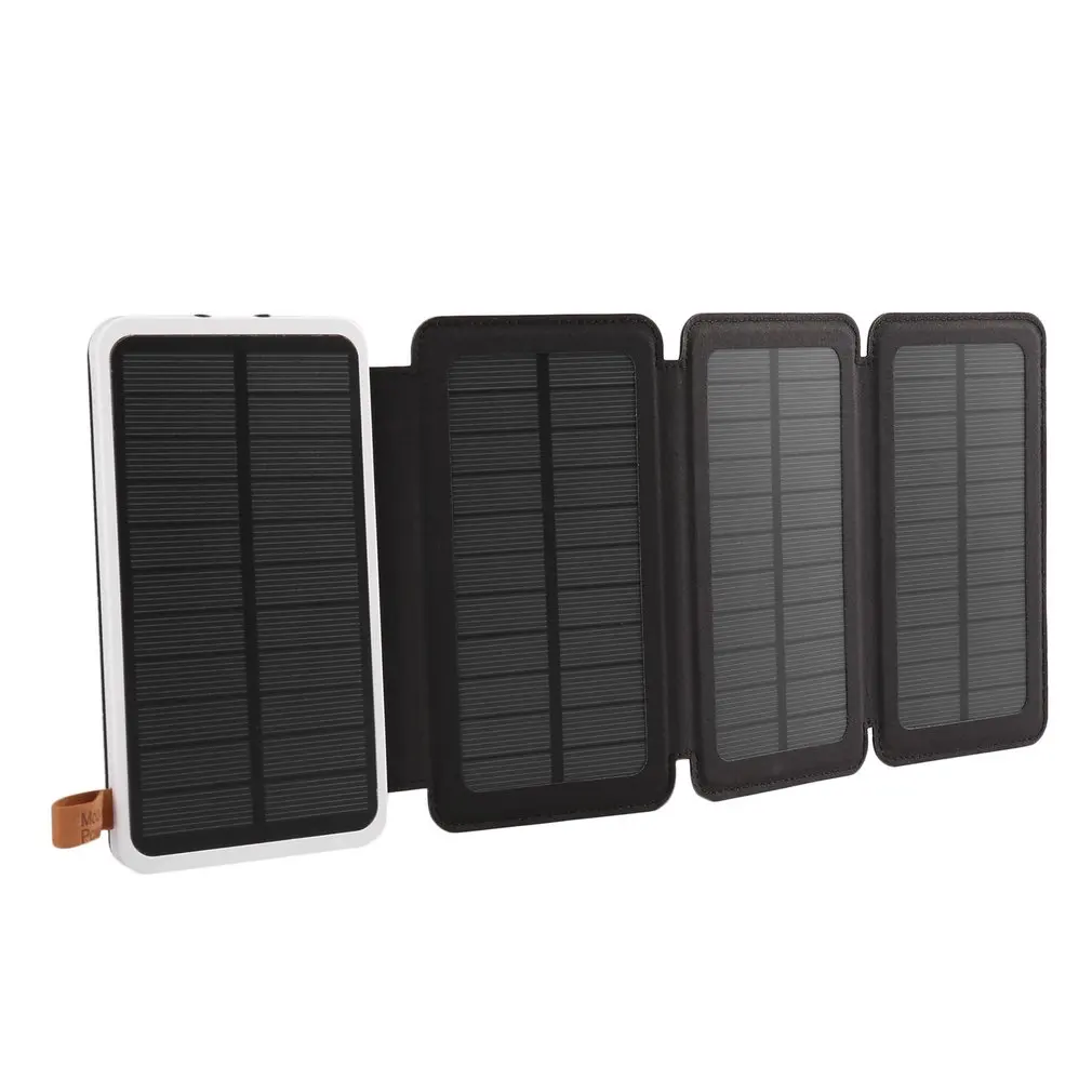 Солнечный внешний аккумулятор водонепроницаемый 30000 мА/ч три сложения