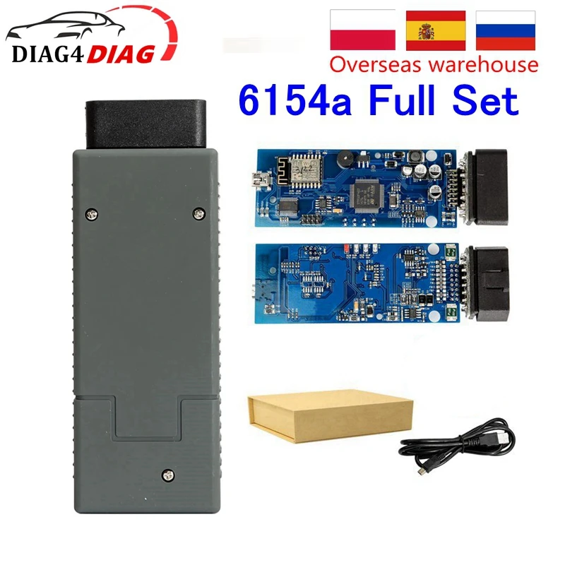 

5054A USB/WIFI оригинальный OKI AMB2300 полный чип 6154A V7.2.1 WIFI для 9 брендов автомобилей считыватель кодов универсальный диагностический интерфейс