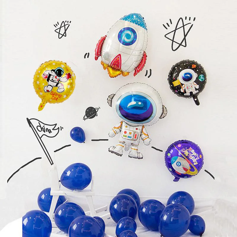 Шары воздушные из фольги в виде гигантской ракеты космоса 1 шт. | Дом и сад