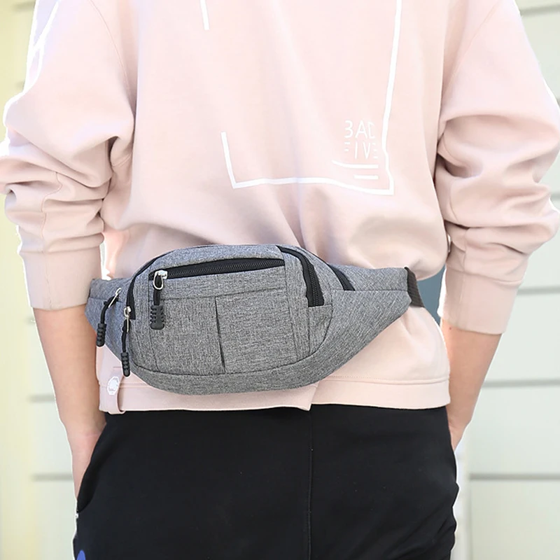 Водонепроницаемая поясная сумка Мужская для женщин Повседневная вместительная