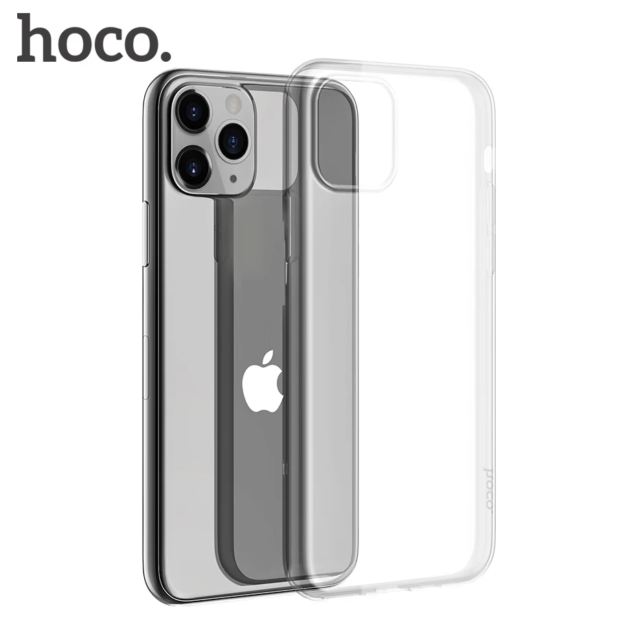 Прозрачный защитный чехол HOCO HD для iPhone 11 серия 2019 прозрачный Ультратонкий из ТПУ