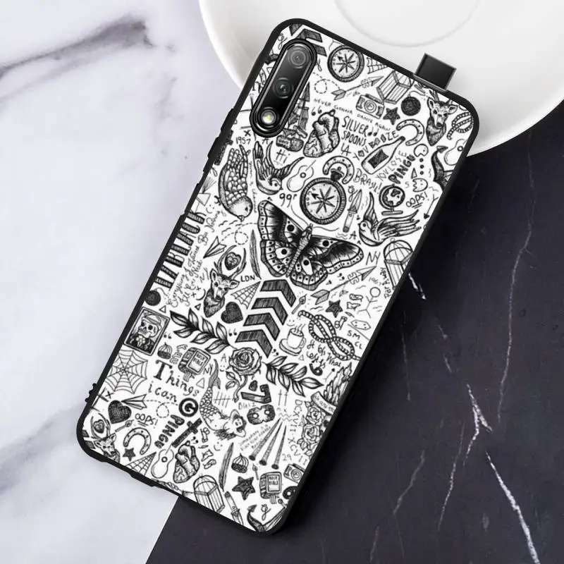 

One Direction Butterfly Phone Case For Huawei Honor NOVA 4 5 I 6 7 A 8E 8C 8X 9 C v 20 30 30s 5A Y6 II pro PLAY lite E Y7p