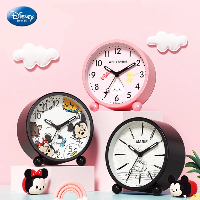 Disney Микки Маус Будильник Детский будильник креативный немой персональный ночной