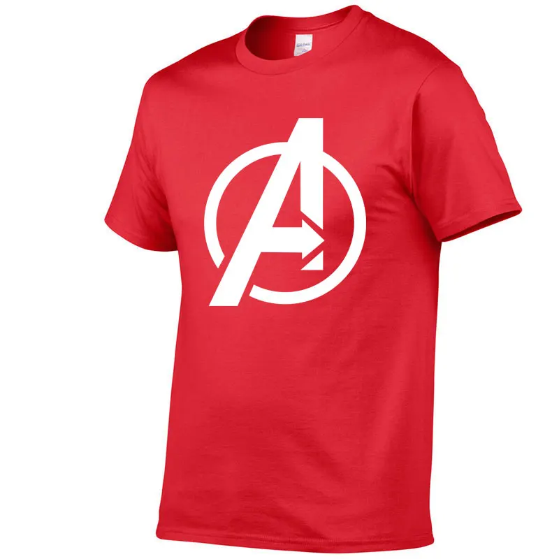 Мужская футболка 2020 Мстители логотип Футболка Infinity Symbol 3D металлические топы с