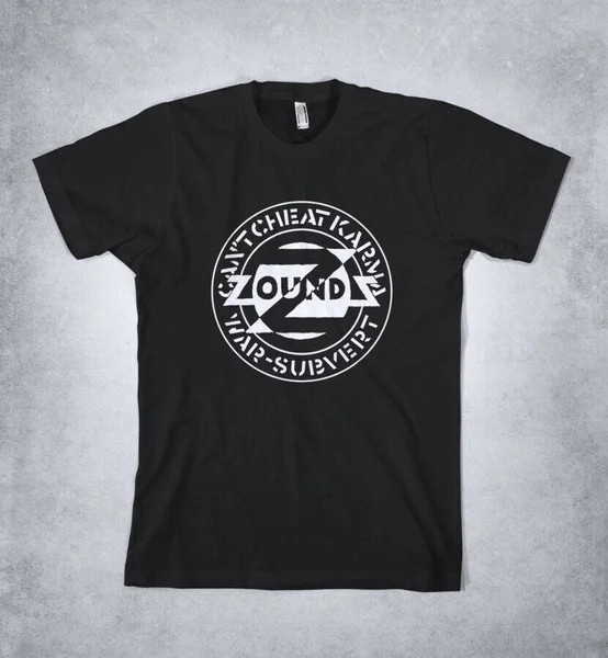 

ZOUNDS t-shirt - Can't Cheat Karma, punk shirt, UK Anarcho-Punk t-shirt