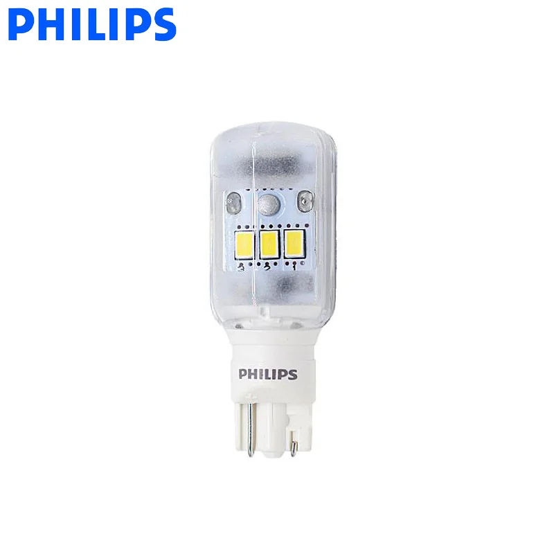 Philips светодиодный 921 T16 T15 W16W 11067ULW Ultinon 6000K холодный синий белый clignotant feux задние