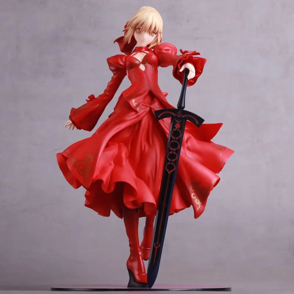 Экшн-фигурка горячая Распродажа 22 см из аниме Fate stay Night Zero Black Saber Arturia Pendragon масштаб