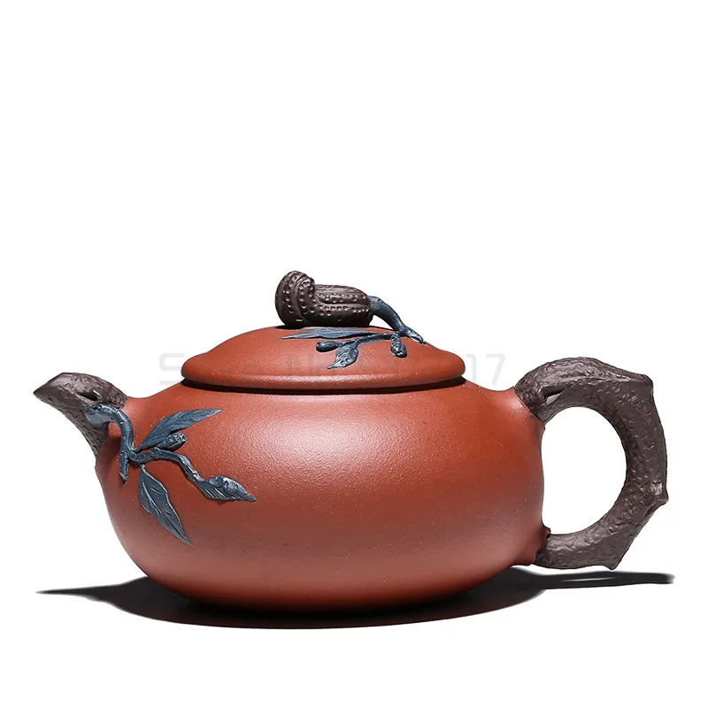 

Large Volume Home Red Green Tea Infuser Kettle Yixing Purple Clay Teapots Chinese Kung Fu Teaware Set with Gift Box