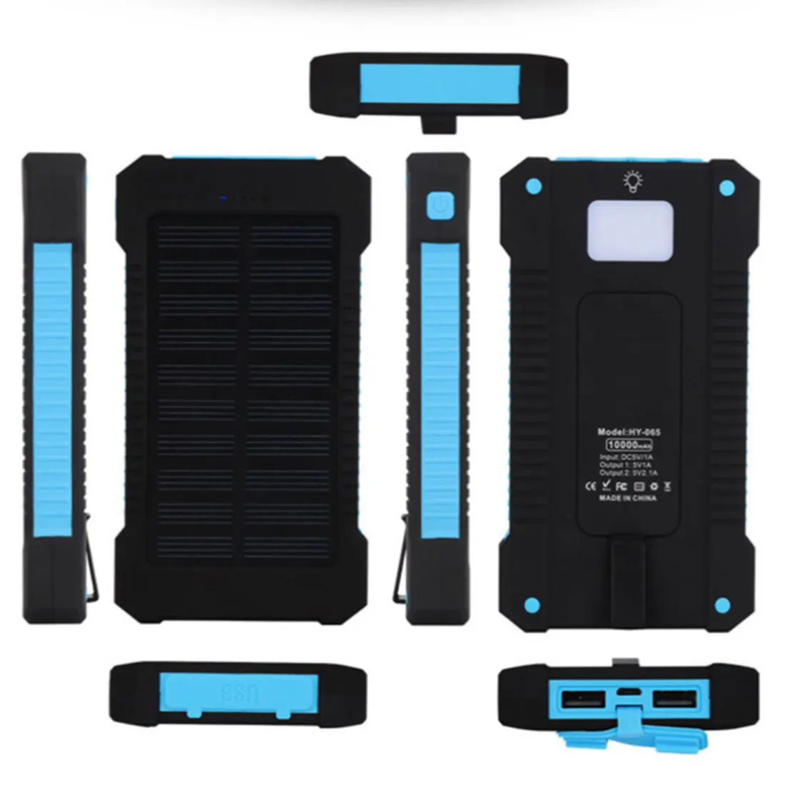 

SALE Marnaska Solar Power Bank 20000 mAh High Capacity Waterproof dual USB External Polymer Solar panel Charger Outdoor Light