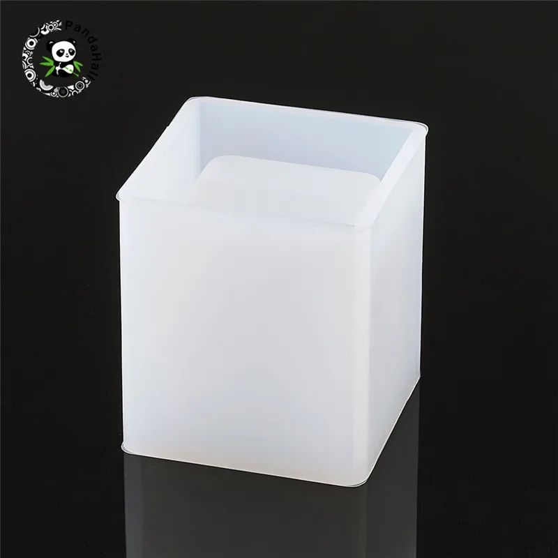 61.5x55x55mm Pandahall 2 шт. DIY силиконовые формы литья смолы формы для эпоксидной смолы ювелирных изделий Изготовление DIY инструменты Белый 2 размера - Цвет: 61.5x55x55mm
