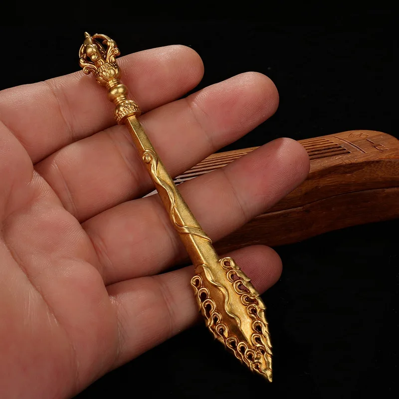 Медный Тибетский Ваджра Непал дзен буддизм украшения статуэтки поделки талисман