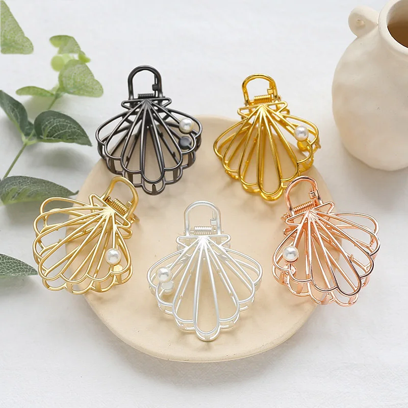 Женские заколки для волос Винтажные с жемчугом и ракушками| |