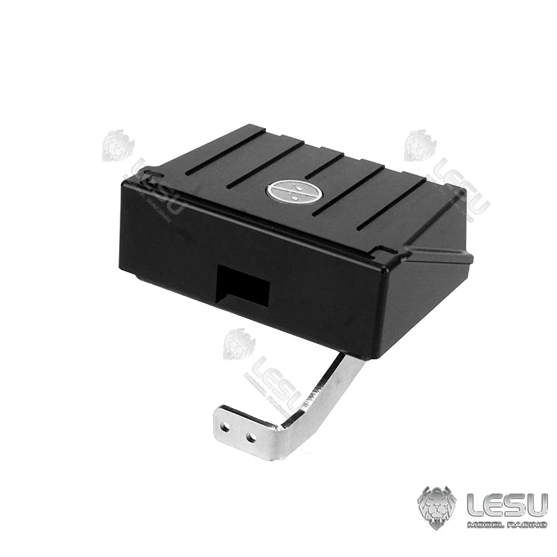 LESU металлическая Батарейная коробка для DIY 1/14 Tamiya MAN RC трактор грузовик прицеп