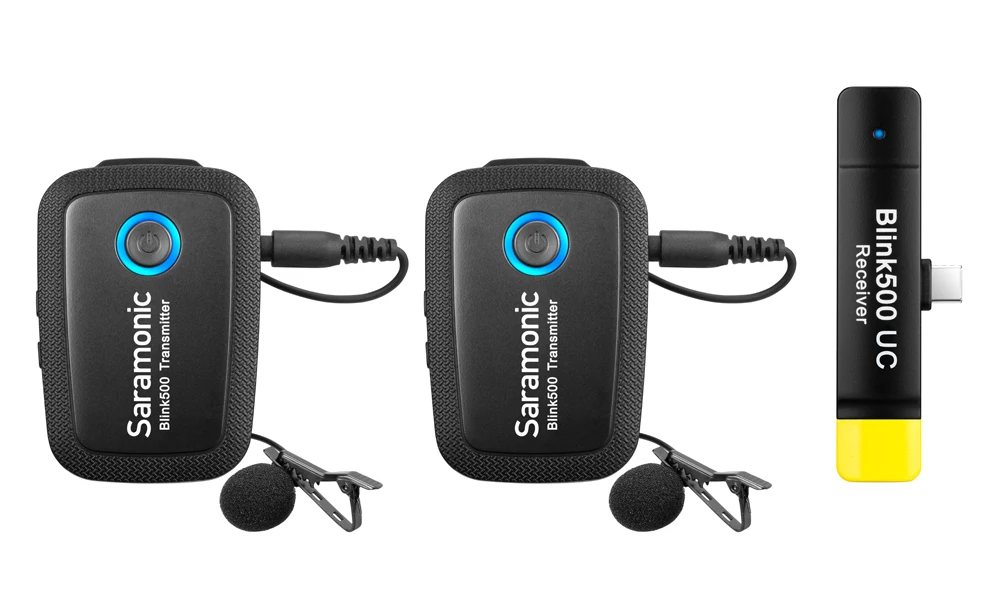 Saramonic Blink500 2 4 ГГц двухканальная Беспроводная микрофонная система петличный