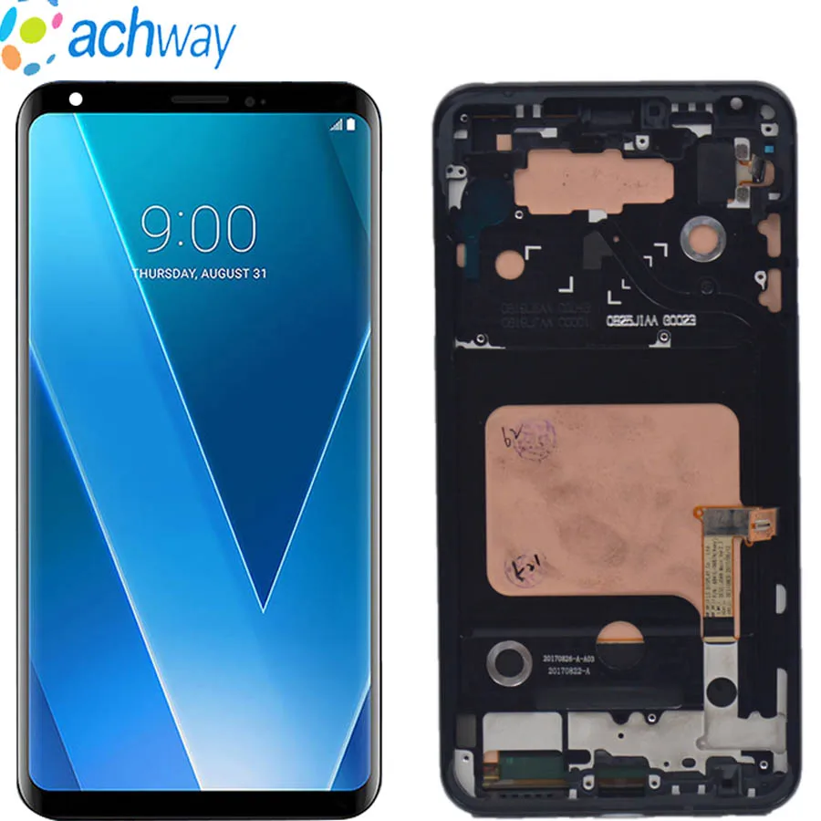 100% Протестировано для 6 0 &quotLG V30 LCD H930 кодирующий преобразователь сенсорного