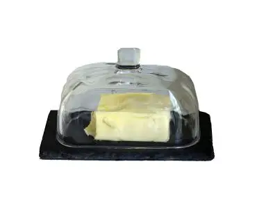 Стеклянная крышка для сливочного масла сыра десерта Кухонный Контейнер фруктов