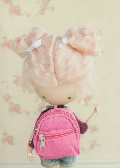 Оригинальный рюкзак для Барби Blyth Kurhn Licca boneca BJD 1/6 школьная сумка ручной работы