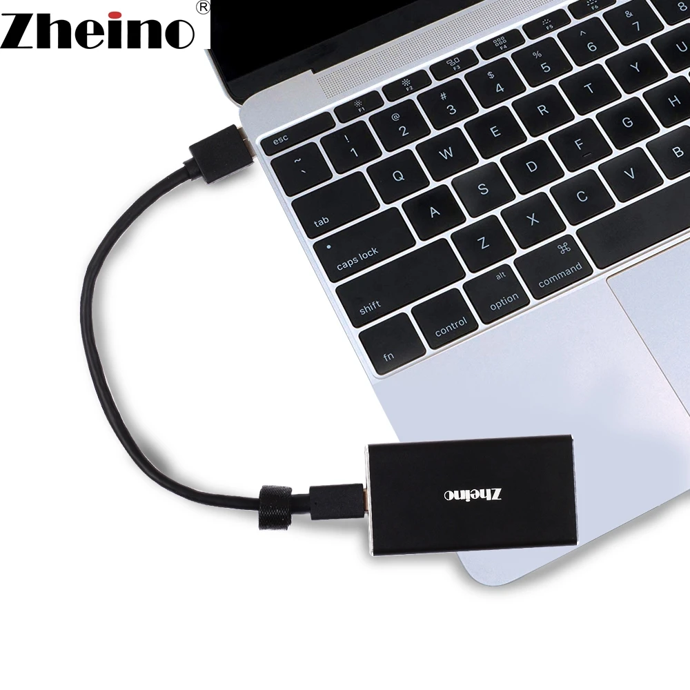 Zheino USB 3,0 Портативный внешний 120 ГБ 240 ГБ 128 ГБ 256 ГБ 512 ГБ SSD Алюминиевый Чехол mSATA твердотельный накопитель для ноутбуков