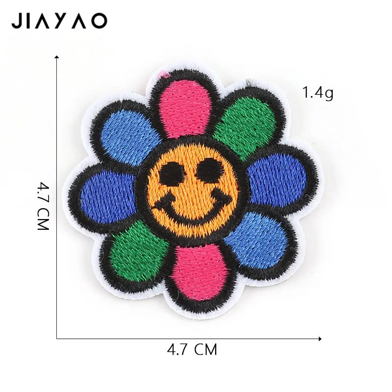 Вышитая нашивка с животными мультяшный краб лягушка значок обувной мешок