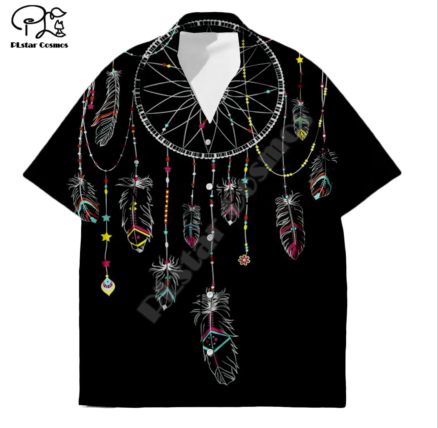 

Гавайская пляжная летняя модная мужская рубашка с коротким рукавом и 3D-принтом Галактики, футболка в стиле Харадзюку, рубашки в стиле хип-хо...