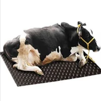 12/17mm Cow Stall Horse Stable Dairy Parlor Interlocking Rubber Mat Pad Anti-slip Anti-fatigue Cow Cubicle Flooring Bed Mattress