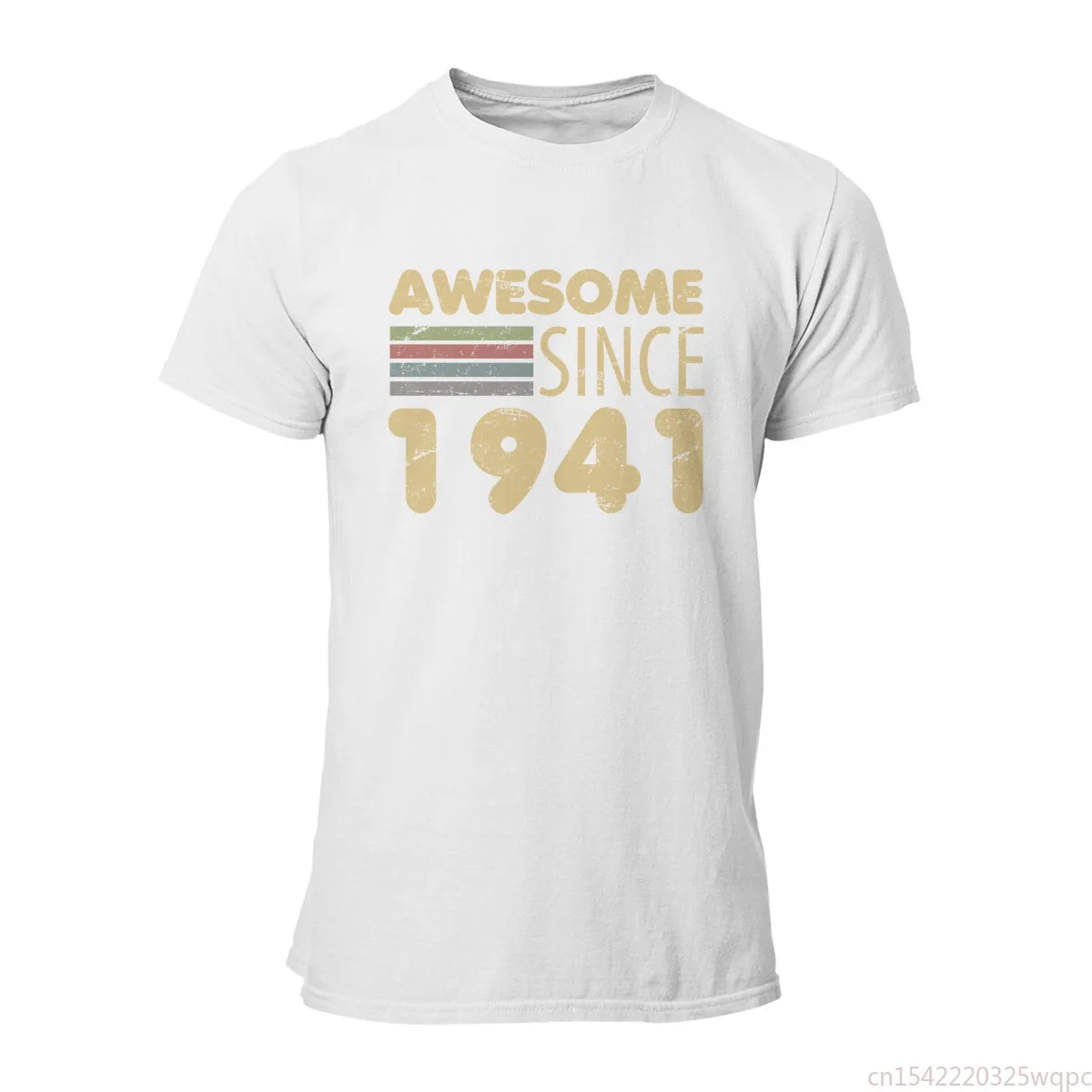 

1941 70th Birthday T-Shirt Fashion Funny Short Sleeve HipHop Men Clothing