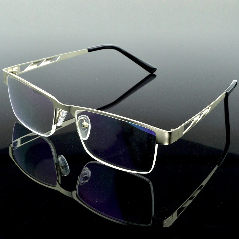 AL-MG Alloy Men Ultralight Sturdy Business Luxury Reading Glasses +0.75 +1.00 +1.25 +1.5 +1.75 +2.00 +2.25 +2.5 +2.75 +3 to +4