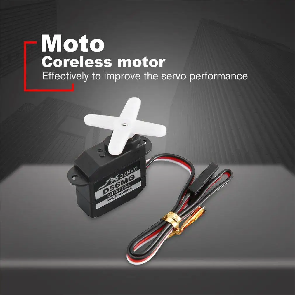 

Цифровой сервопривод с металлической шестерней, модель 5,6g, без сердечника, 0,89 кг, для радиоуправляемого автомобиля, вертолета, робота, самол...