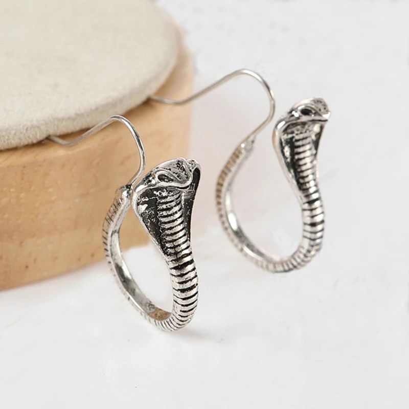 Египетские Кобра серьги змея египетские Украшения Серьги для женщин модные