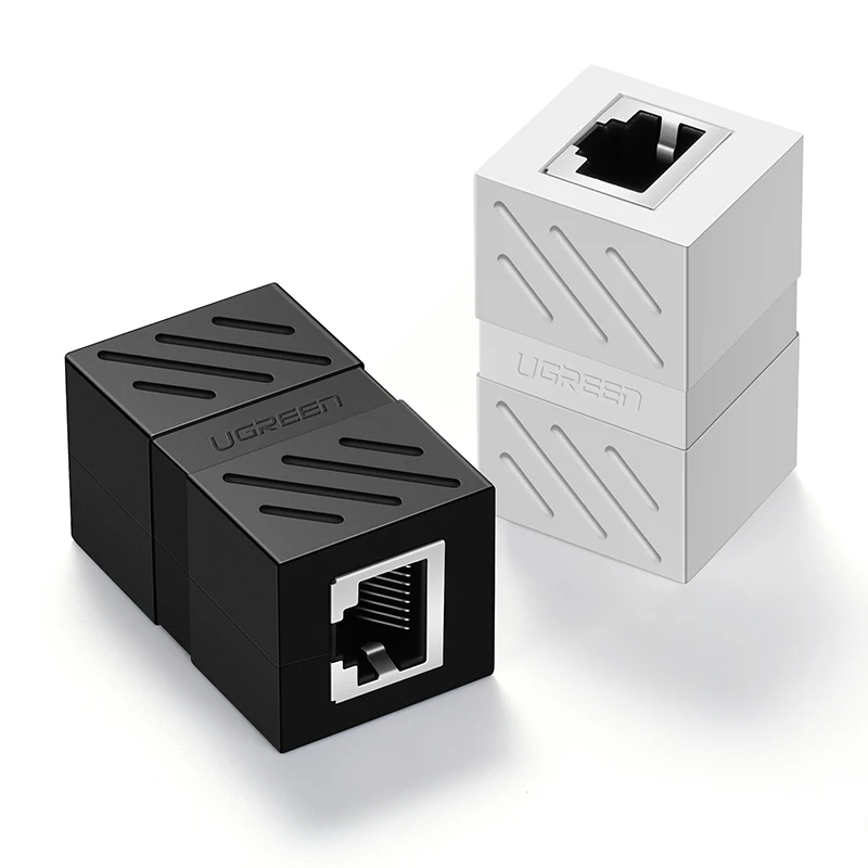 Коннектор Ugreen RJ45 Cat7/6/5e Ethernet адаптер 8P8C освещение сети для кабеля разъем Мама-мама
