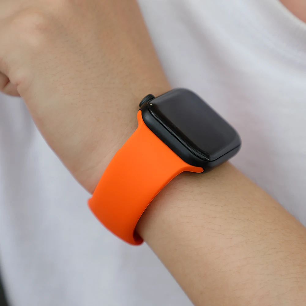 Ремешок для apple watch, ремешок для apple watch 5, 4, 3, iwatch, ремешок 42 мм, 44 мм, 38 мм, 40 мм, браслет Correa, силиконовый ремешок для часов, ремень, аксессуары