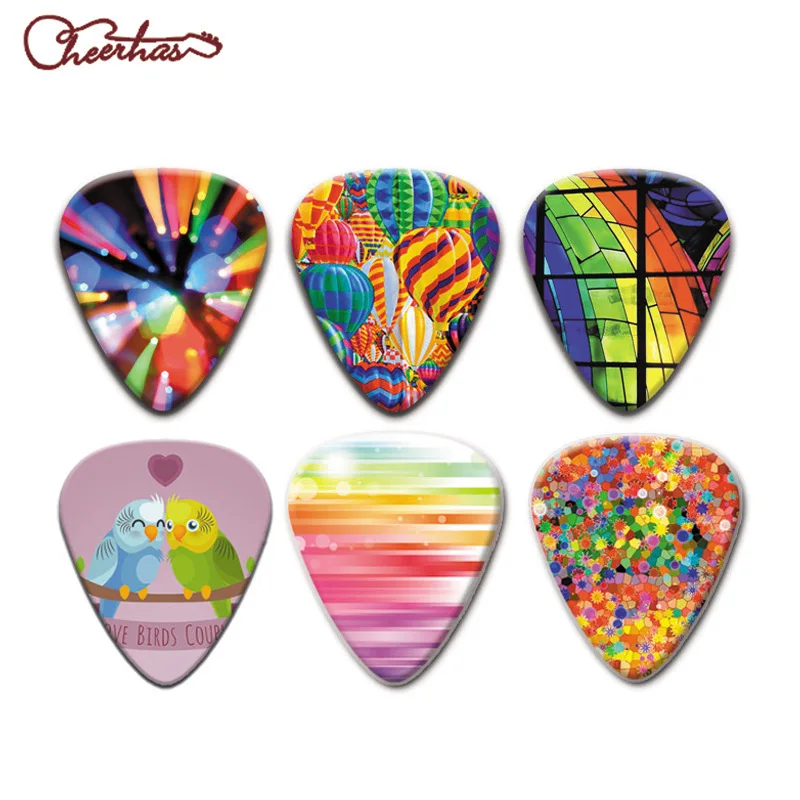 12 шт. медиаторы для гитары аксессуары музыкальных инструментов Подарочная