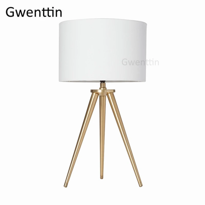 Table Lamp A Современная розовая шелковая нить настольные лампы для спальни золотой штатив настольная Светодиодная лампа светильники Скандинавское Искусство настольная лампа гостиная домашний деко - Цвет абажура: Table Lamp A