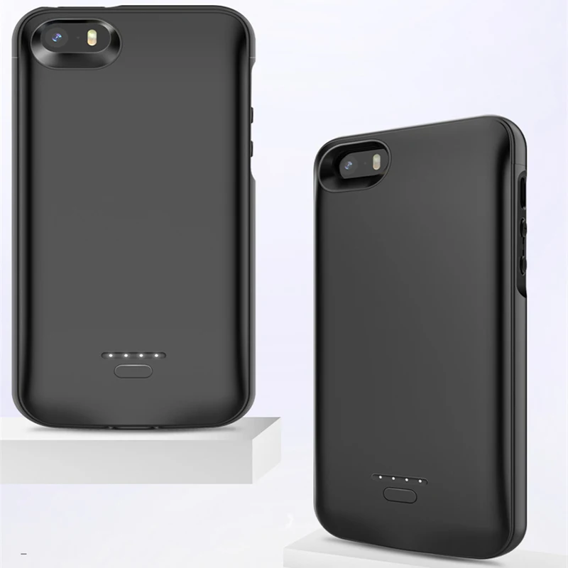 4000 мА портативное зарядное устройство чехол для зарядки аккумулятора iPhone 5