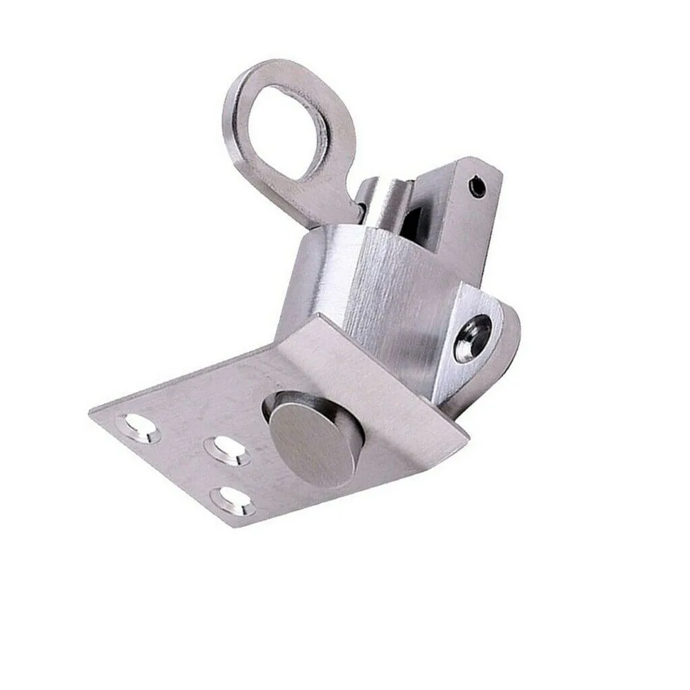

Stainless Steel Door Lock Automatic Spring Bolt Lock Long Lasting Simple Metal Door Hardware Accessories