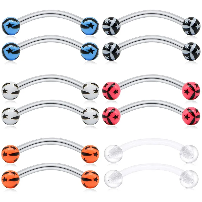 12 шт. кольца для пирсинга змеи из нержавеющей стали|Украшения тела| |