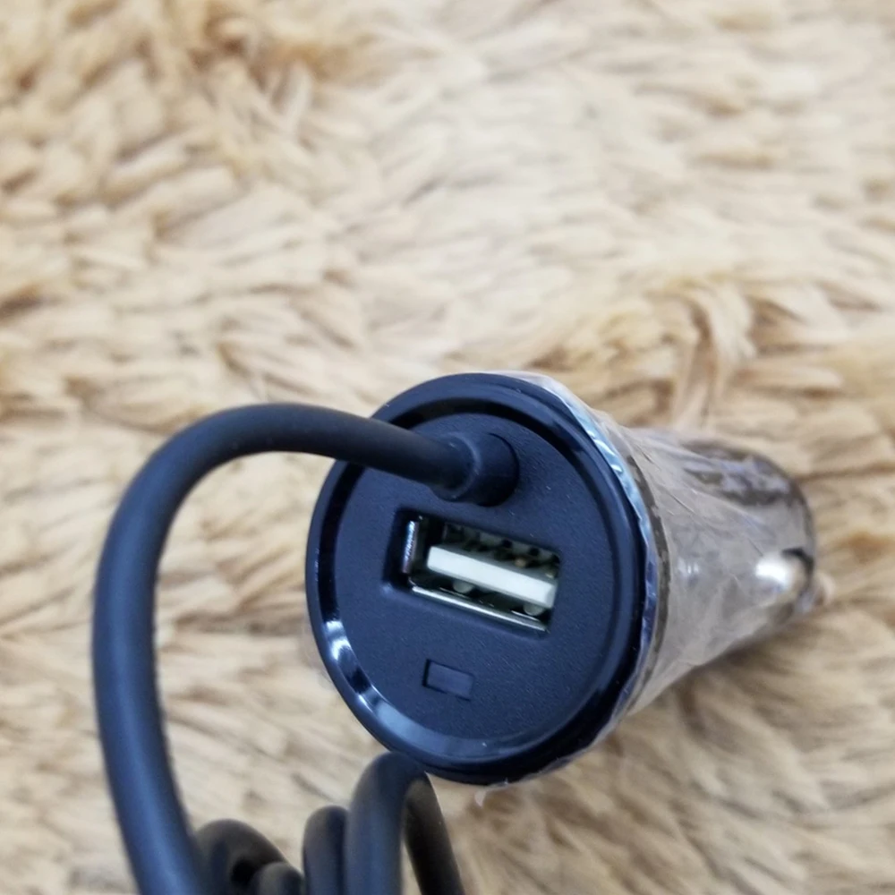 Высококачественное Автомобильное зарядное устройство USB 5 в адаптер с кабелем 2 1