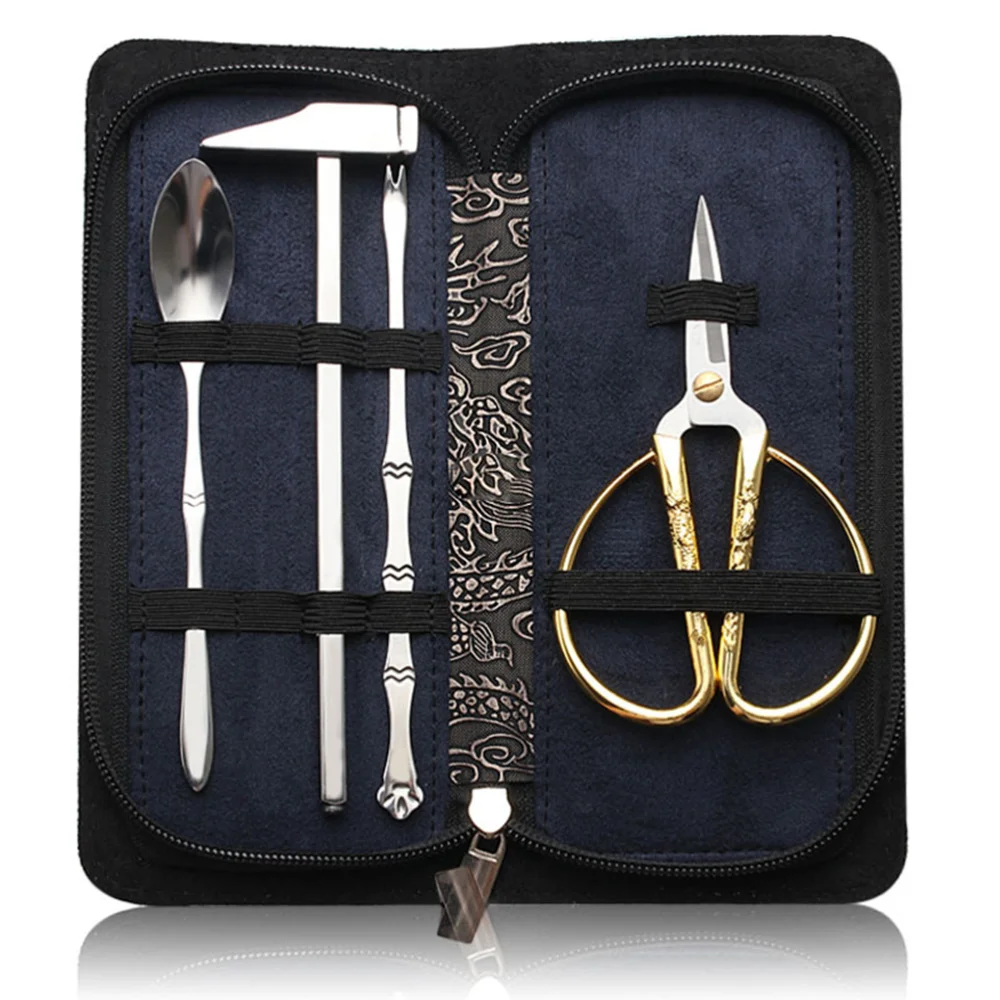 

1 Set 6pcs Stainless Steel Crab Eatting Tool Crab Forks Pliers Shear Seafood Eatting Tool Set (Silver)